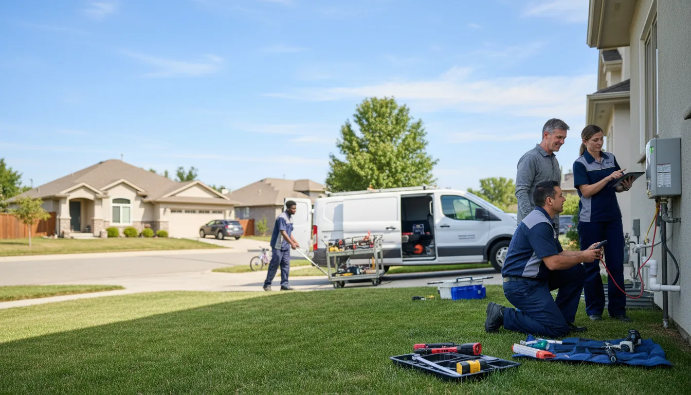 Tankless water heater service in Hyde, PA